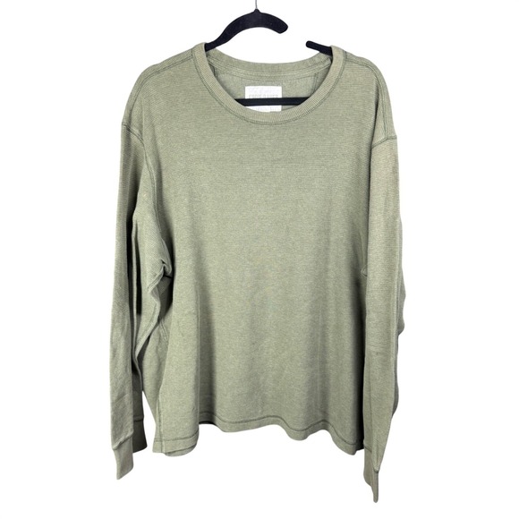 Eddie Bauer Other - Eddie Bauer Men's Green Waffle Knit Long Sleeve Thermal Shirt XXXL Tall